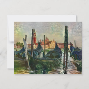 Carte postale Peinture Canal vénitienne