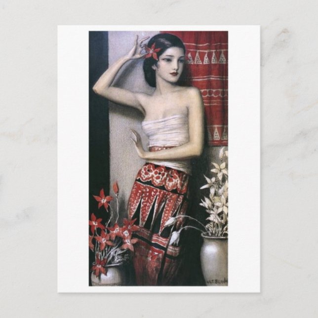 Carte postale Peinture classique (Devant)