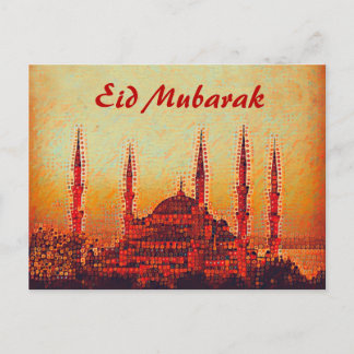 Carte Postale Peinture de la mosquée Sultan Ahmed