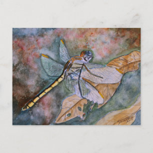 Carte Postale peinture de libellules