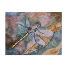 peinture de libellules