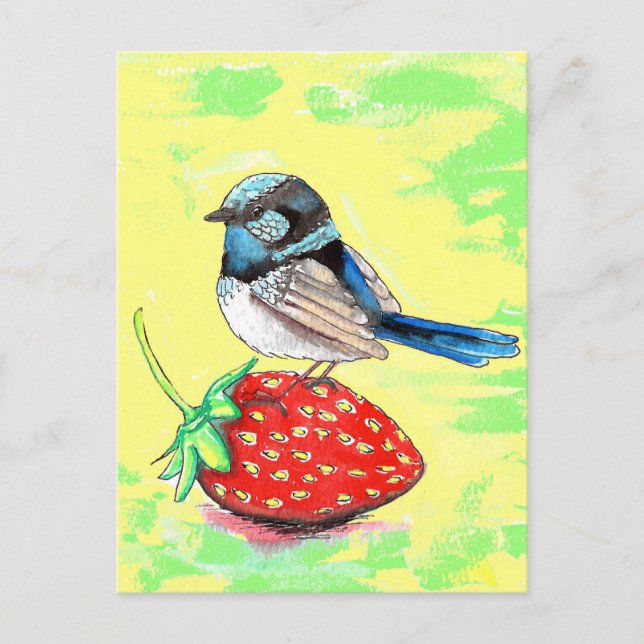 Carte Postale Peinture de lin (Devant)