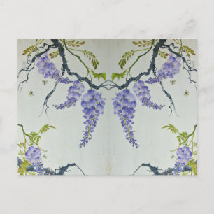Carte Postale Peinture de parfum violet distinctif