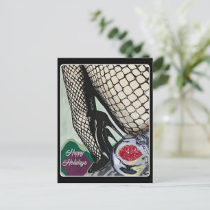 Carte Postale Peinture de 'poissons de fête' sur une