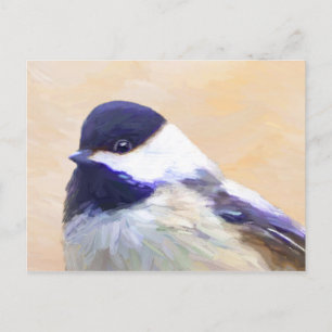 Carte Postale Peinture de poulet - Art original pour oiseaux