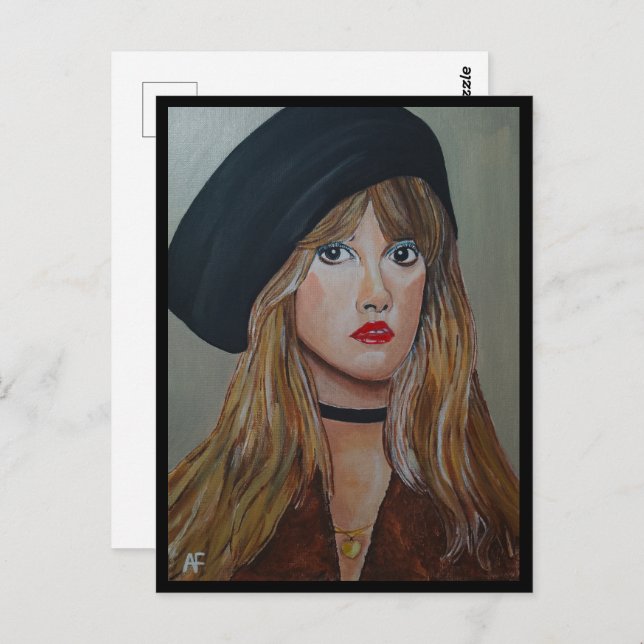 Carte Postale Peinture de Sorcière blanche par Alfred Fox Collec (Devant / Derrière)