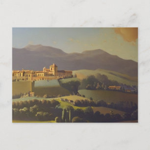 Carte Postale Peinture de Toscane Italie