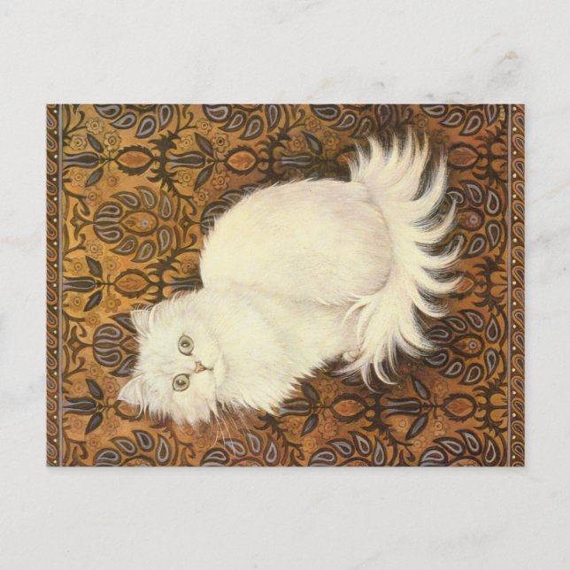 CARTE POSTALE PEINTURE EN CHAT (Devant)