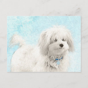 Carte Postale Peinture en coton de Tuléar - Joli art original po