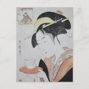 Carte Postale Peinture japonaise ancienne vers 1796
