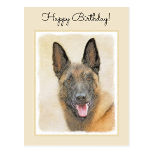 Cartes Belge Malinois D Anniversaire Zazzle Ca