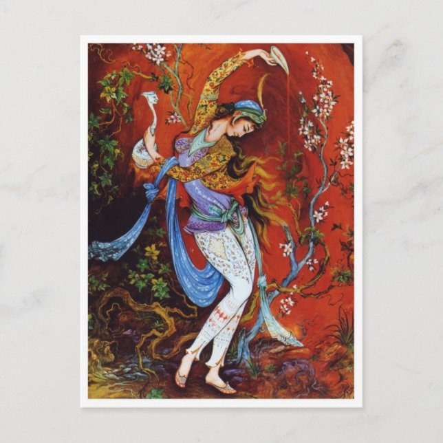 Carte postale Peinture miniature persane (Devant)