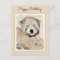 Peinture originale de Soft Coated Wheaten Terrier