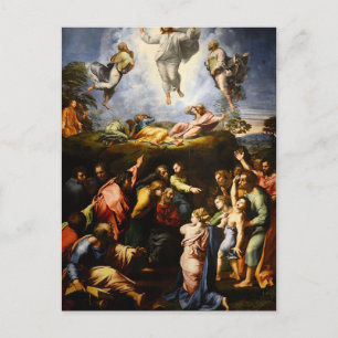 Carte Postale Peinture originale "la Transfiguration" Raffaello
