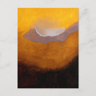 Carte Postale Peinture paysagère Abstraite avec nuage