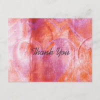 Peinture personnalisée Merci aquarelle