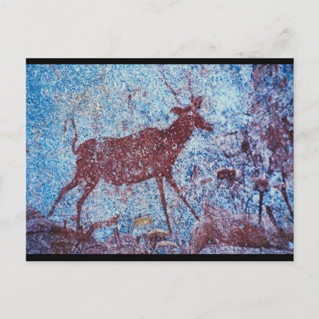 Carte Postale Peinture rupestre du Drakensberg (Devant)