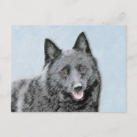 Peinture Schipperke - Cute Original Chien Art