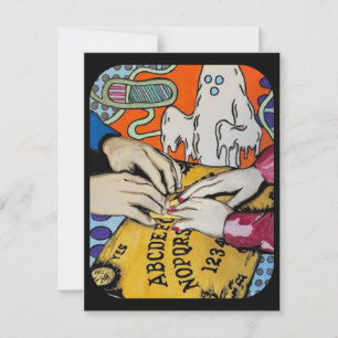 Carte Postale Peinture "Spirit Board Whispers" sur une