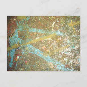 Carte postale Peinture Splatter