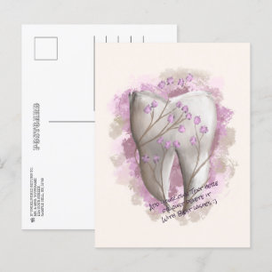 Carte Postale Peinture sur dents. Dentiste, Modèle adjoint denta