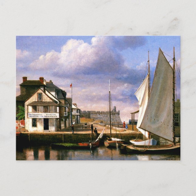 Carte Postale Peinture sur le front de mer St. Augustine (Devant)