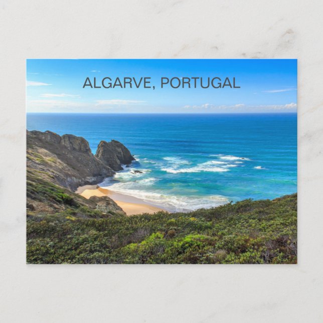 Carte Postale Peinture sur l'eau de mer Algarve Portugal (Devant)