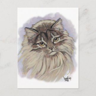 Carte Postale peintures des chats