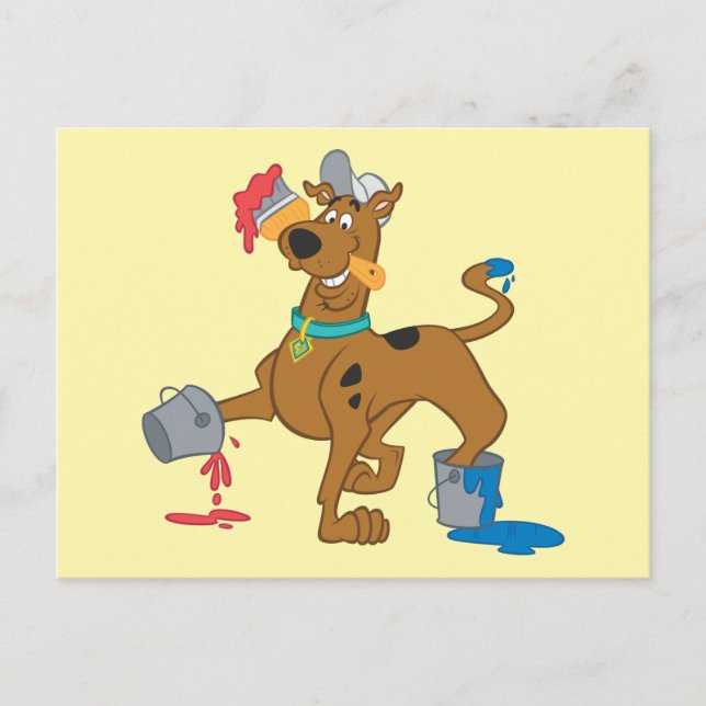Carte Postale Peintures Scooby-Doo (Devant)