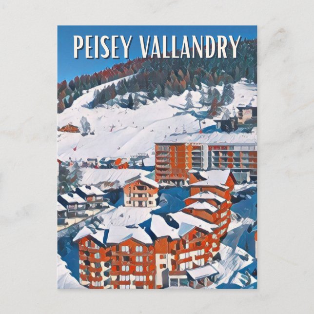 Carte Postale Peisey-Vallandry Station de ski (Devant)