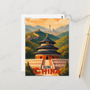 Carte Postale Pékin Chine 