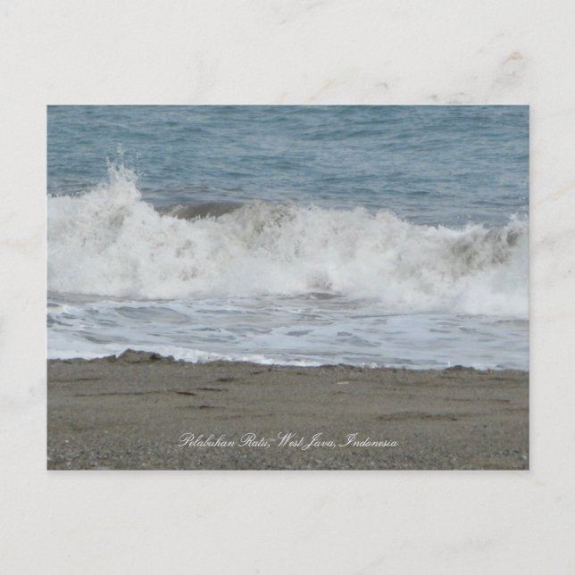 Carte Postale Pelabuhan Ratu, West Java, Indonésie (Devant)