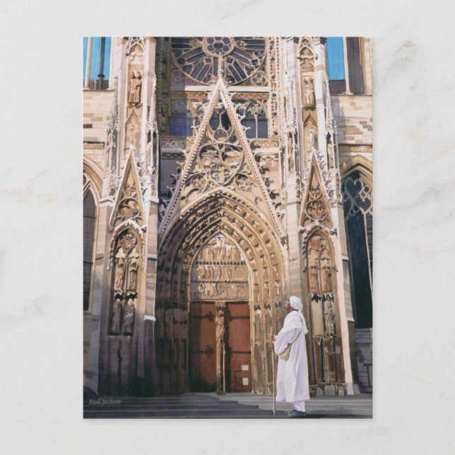 Carte Postale "Pèlerinage" Cathédrale de Chartres (Devant)