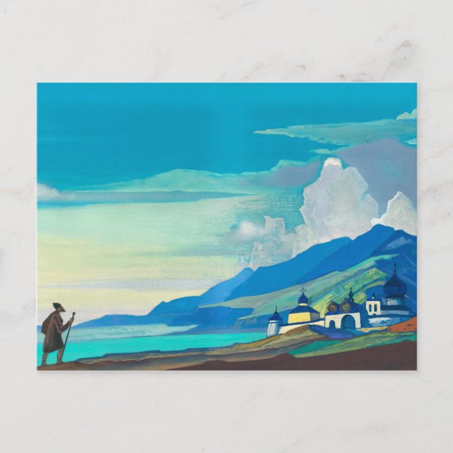 Carte Postale Pèlerinage de la ville radiante par Nicholas Roeri (Devant)