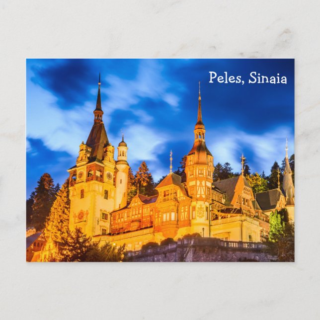 Carte postale Peles, Sinaia (Devant)