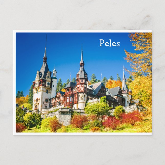Carte postale Peles, Sinaia (Devant)