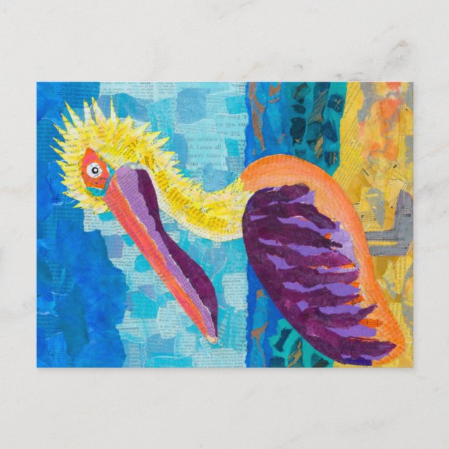 Carte Postale Pélican (Devant)