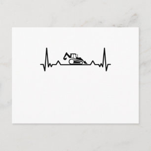Carte Postale Pelle à battement de coeur et cadeaux de Digger