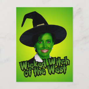 Carte Postale Pelosi Wicked Witch de l'Ouest