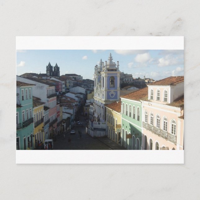 Carte Postale Pelourinho, Salvador, Bahia, Brésil (Devant)