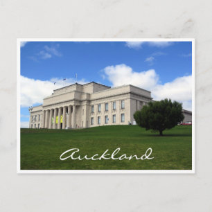 Carte Postale pelouse du musée d'Auckland
