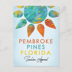 Carte Postale Pembroke Pines Floride Sunshine Travel
