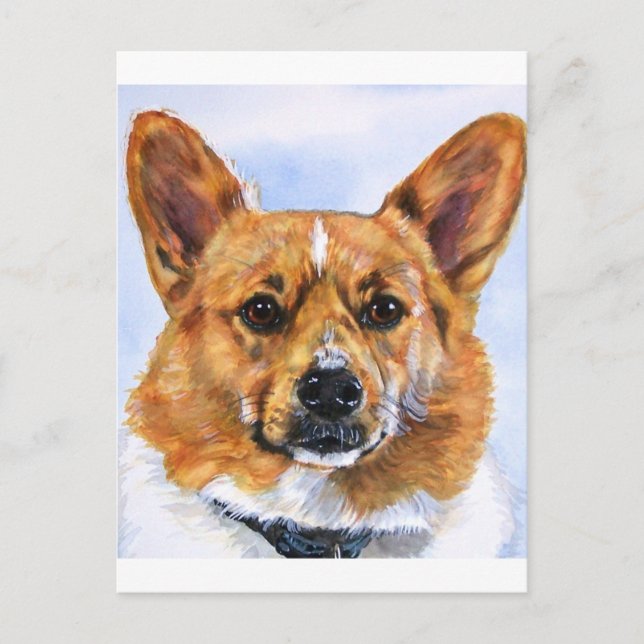 Carte Postale Pembroke Welsh Corgi (Devant)