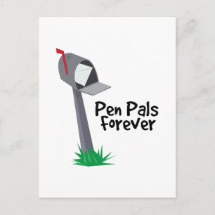 Carte Postale Pen Pal Pour Toujours