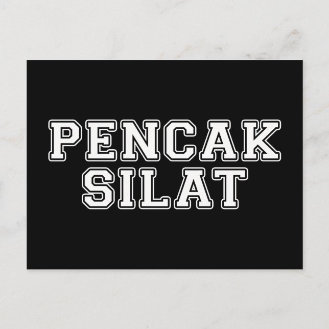 Carte Postale Pencak Silat (Devant)