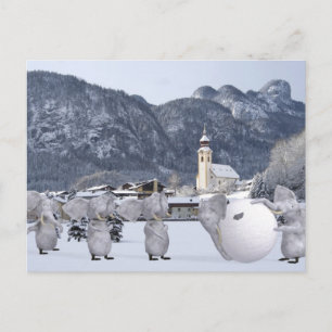 Carte Postale Pengphants doux