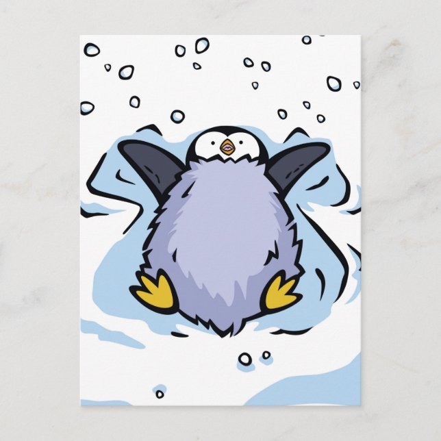 Carte postale Penguin Chick Angel (Devant)