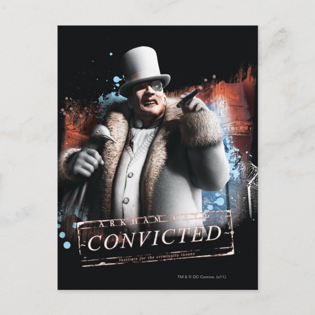 Carte Postale Penguin - Condamné (Devant)