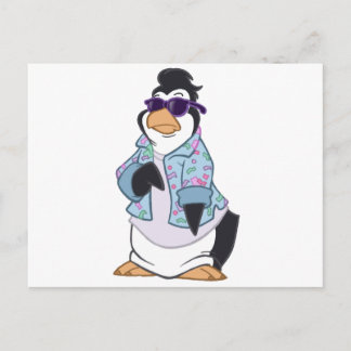 Carte Postale Penguin cool