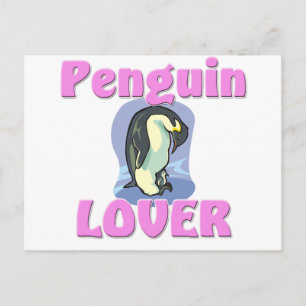 Carte Postale Penguin Lover